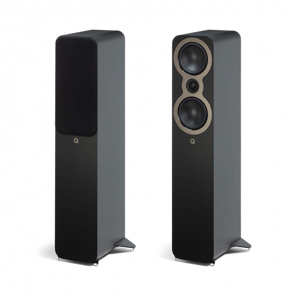 Q Acoustics 3050c 5.0-Lautsprecherpaket mit Center und Surround, schwarz