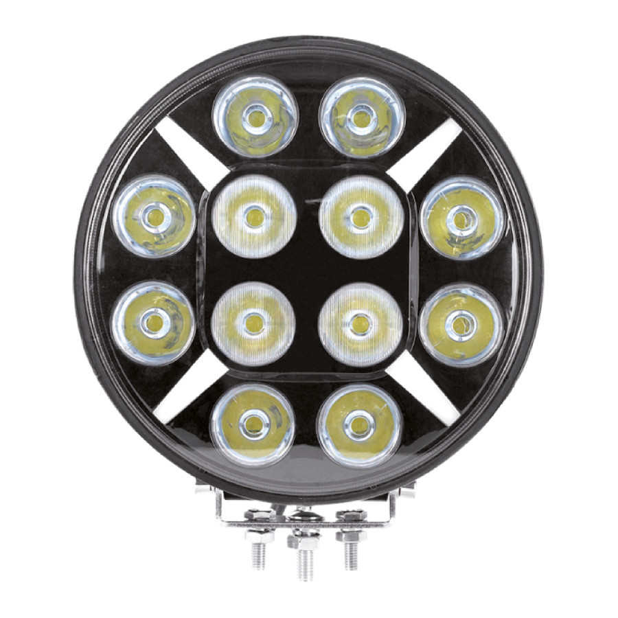 NIZLED Zusatzscheinwerfer-Paket 3er-Pack R120DRL, 120W, mit Halterung und Kabelbaum