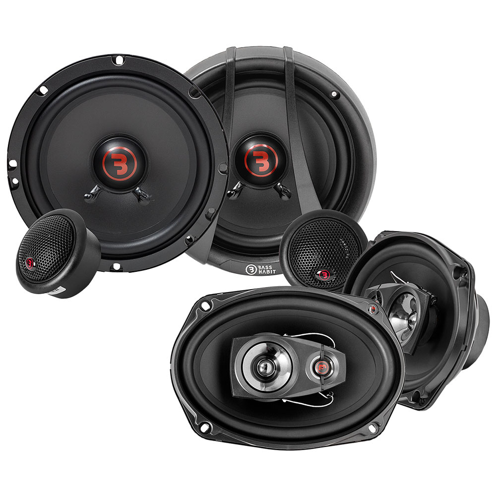 Bass Habit Rebel, Front- und Hecklautsprecher