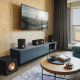Klipsch R-40M und Klipsch R-101SW 2.1-Lautsprecherpaket, schwarz Klipsch R-40M und Klipsch R-101SW 2.1-Lautsprecherpaket, schwarz