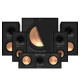 Klipsch R-50M 5.1-Lautsprecherpaket, schwarz Klipsch R-50M 5.1-Lautsprecherpaket, schwarz