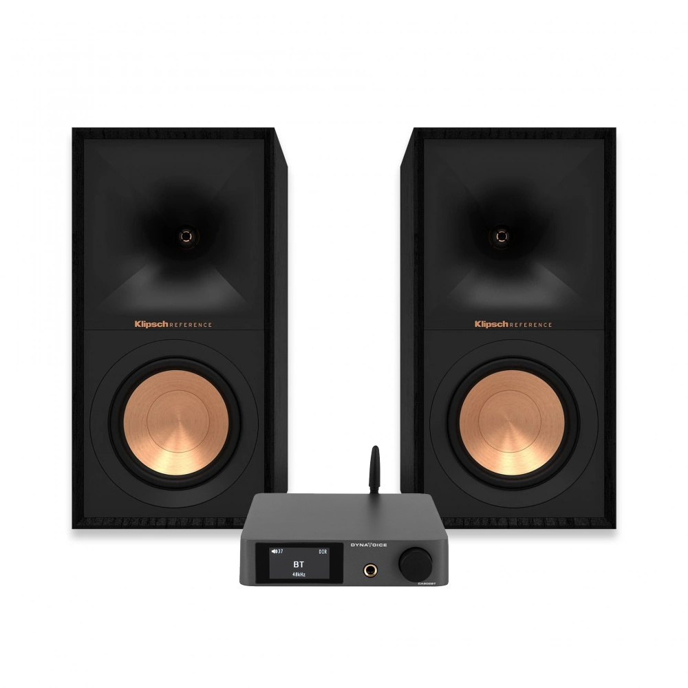 Dynavoice CA802BT und Klipsch R-50M Stereo-Paket, schwarz