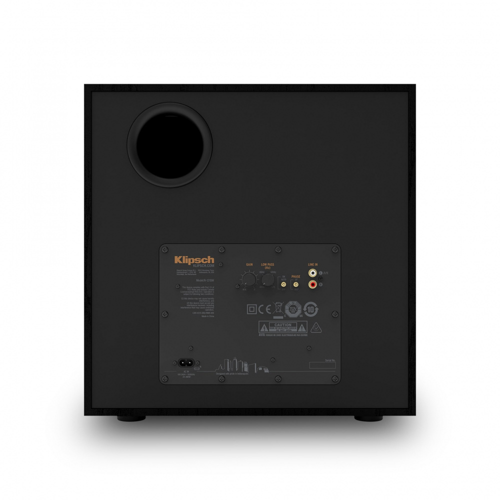 Klipsch R-800F und R-121SW 2.1-Lautsprecherpaket, schwarz
