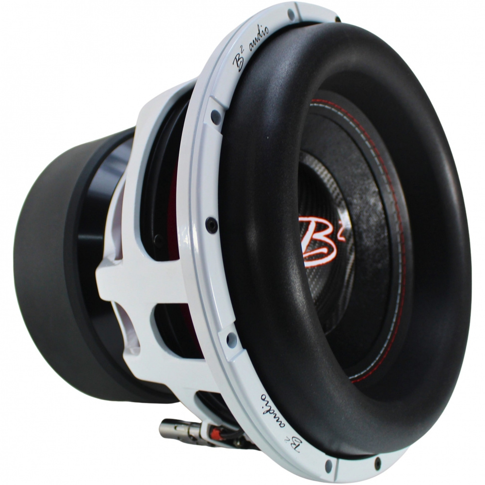 Bassreflex-Subwoofergehäuse 2x12 Zoll mit 2x B2 RAGE 12D1 V4