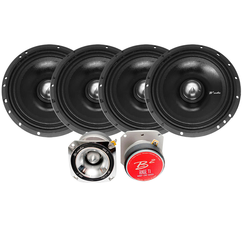 B² Audio RAGE6P und B² Audio RAGE T1 SPL-Kit, medium