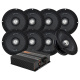 8er-Pack B2 RAGE8PV3 mit MAX PA1-1500.2DZ1, SPL-Paket 8er-Pack B2 RAGE8PV3 mit MAX PA1-1500.2DZ1, SPL-Paket