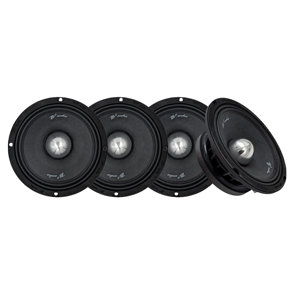 4er-Pack B2 Audio RAGE8PV3, 8 Zoll Midbass