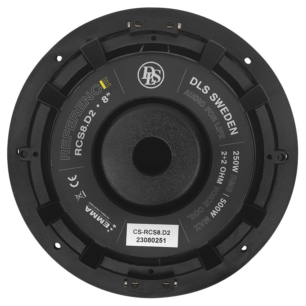 2er-Pack DLS Reference RCS8.D2, schlanker 8-Zoll-Bass