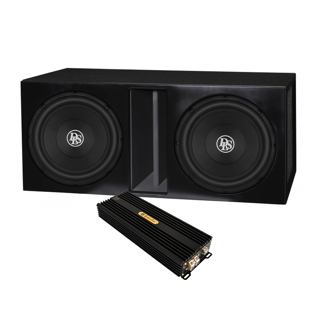 2er-Pack DLS RCW12.D2 im Gehäuse mit Signature S1, Basspaket
