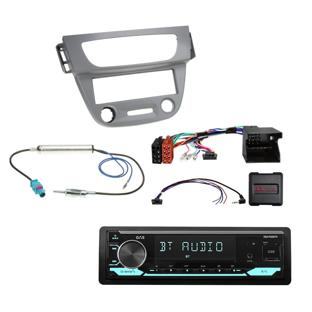 GAS MAD M130-BTN Car-Audio-Paket für Renault Megane/Fluence 2009-2013