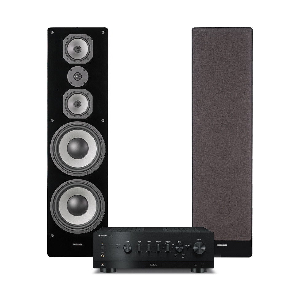 Yamaha R-N800A und Dynavoice Challenger M-105, Stereo-Paket