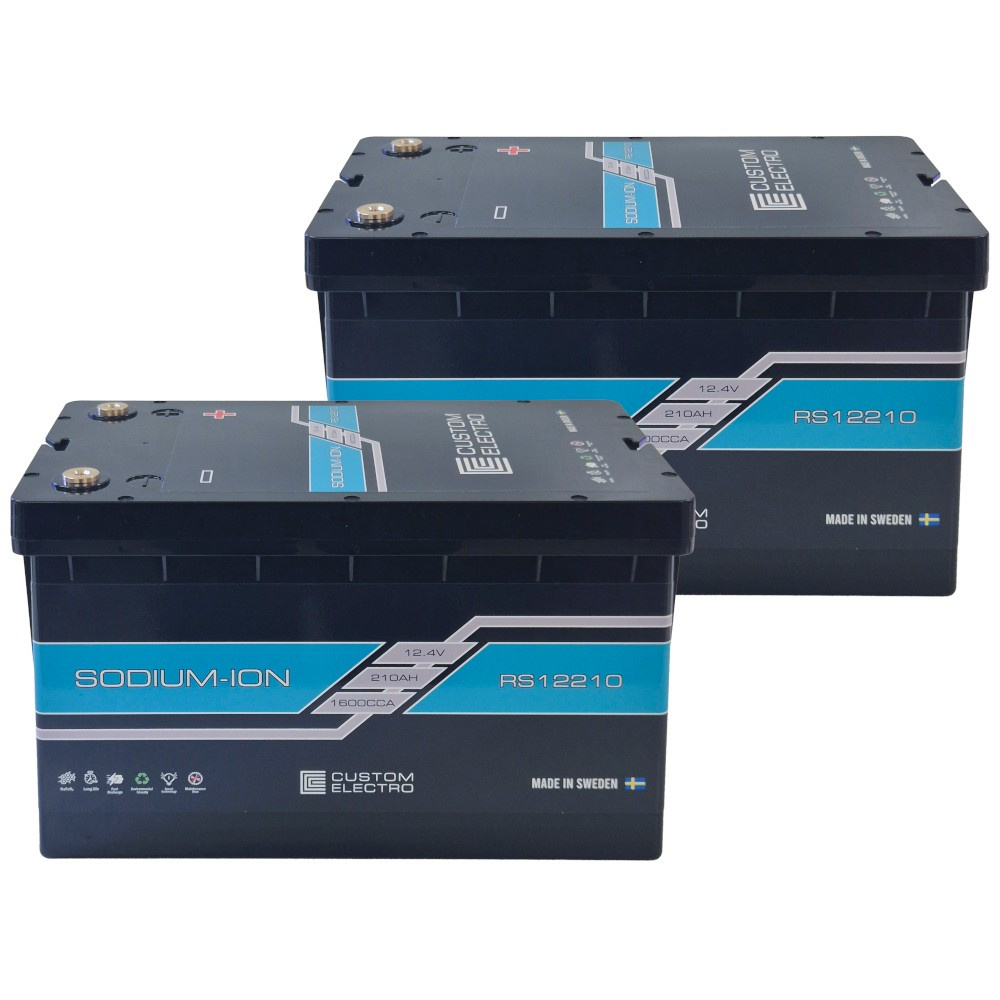 Batteriepack, 2er-Pack CustomElectro RS 12-210 Sodium-Ion