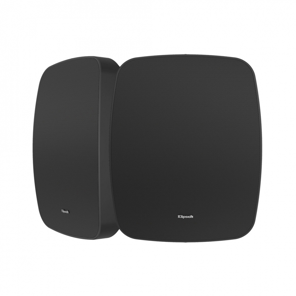 Wiim Amp Pro mit Klipsch RSM-650, Outdoor-Paket in Schwarz