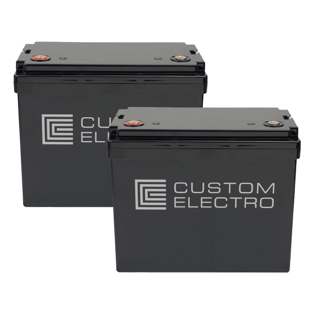 2er-Pack CustomElectro RSS 12-40, leistungsstarker 40Ah Sodium-Ion-Akku