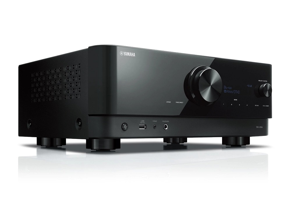 Yamaha RX-V6A & Dynavoice Challenger M-105 EX v.4 Facet 5.1 Heimkino-Paket, Schwarz