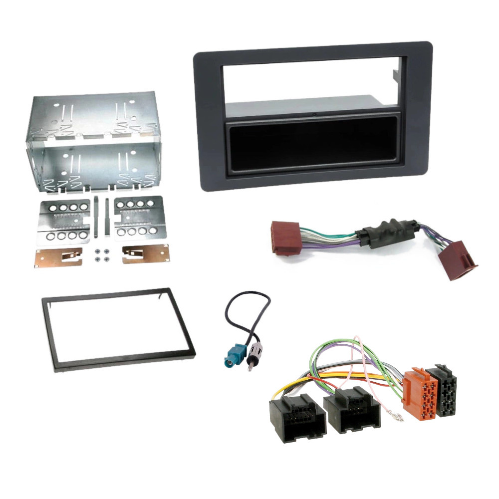 Einbausatz 1/2-DIN für Saab 9-5 2006-2010 (ohne Lenkradsteuerung)
