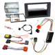 Einbausatz 1/2-DIN für Saab 9-5 2006-2010 (Denso-Navigation) Einbausatz 1/2-DIN für Saab 9-5 2006-2010 (Denso-Navigation)