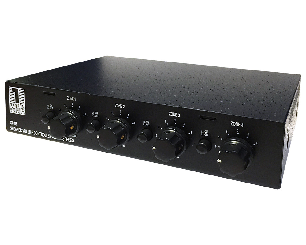 2 Paar System One OD570 & System One SC4B-Lautsprecherschalter