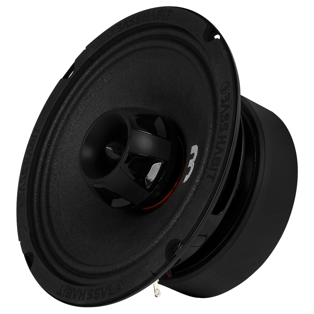 8er-Pack Bass Habit SPL Elite SE165CX, 6,5-Zoll-Koaxiallautsprecher
