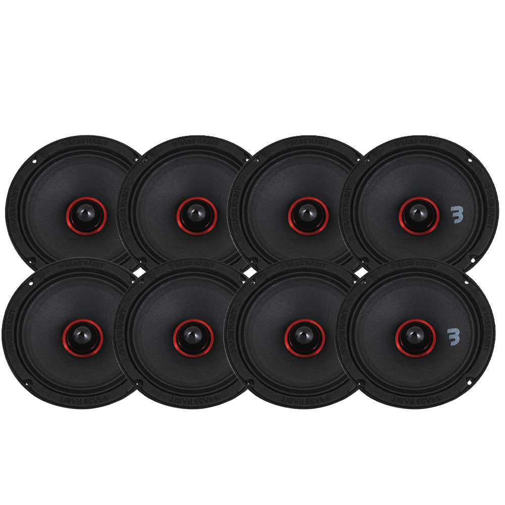 8er-Pack Bass Habit SPL Elite SE165M 6,5