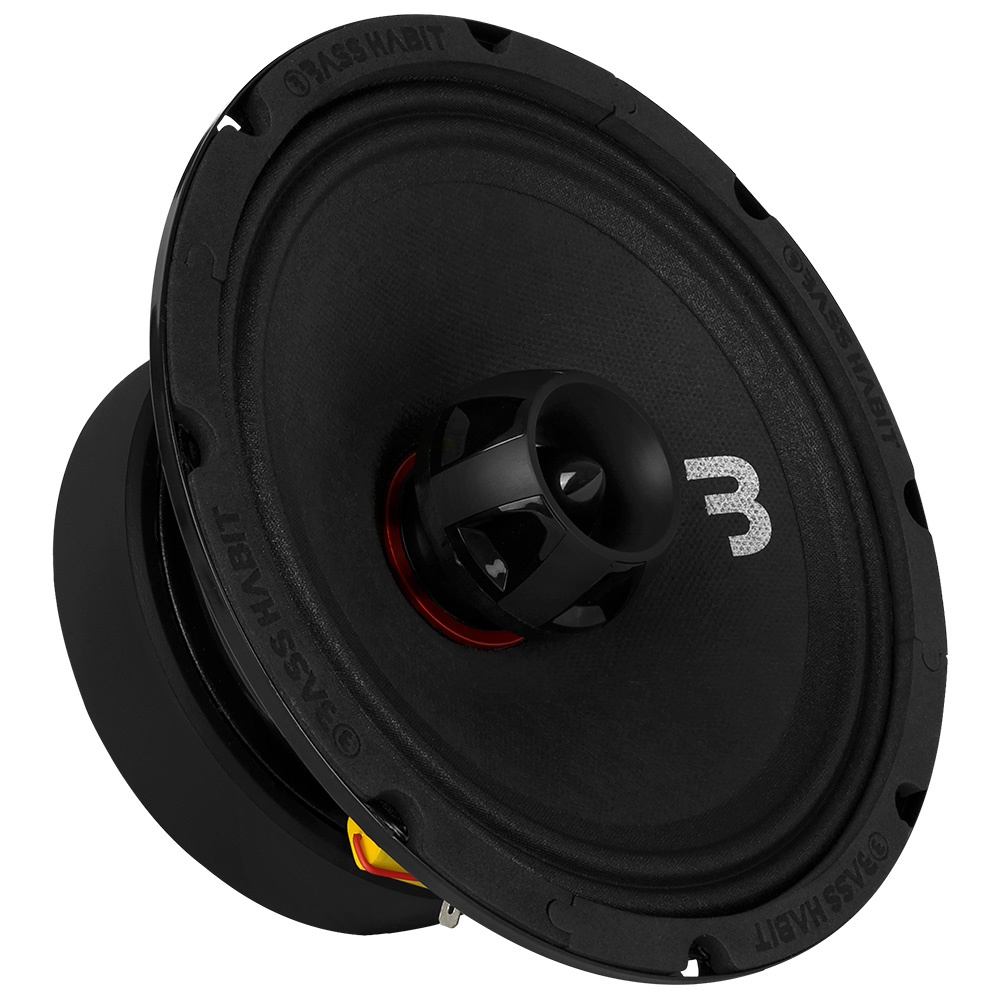 8er-Pack Bass Habit SPL Elite SE200CX, 8-Zoll-Koaxiallautsprecher