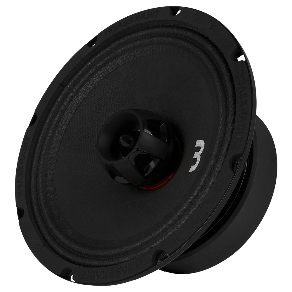 Bass Habit SPL Elite SE200CX & SE225.4DF, SPL-Heckablagenpaket mit Endstufe