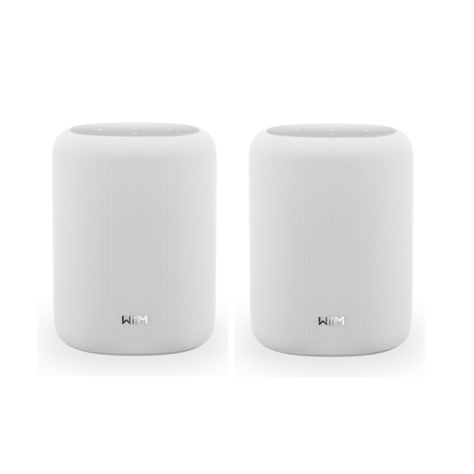 2er-Pack WiiM Sound Lite Smart-Lautsprecher, weiß