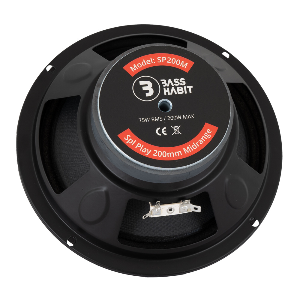 4er-Pack Bass Habit Play SP200M mit SP25A SPL-Paket, mittel