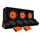 GAS MAD B1-310 Basspaket & Play SPL84 Raggarplanka mit Endstufe