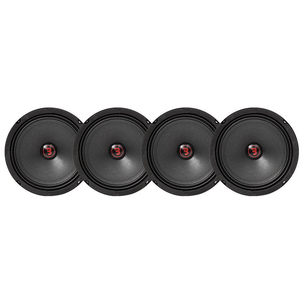4er-Pack Bass Habit Rebel SR165M, 6,5-Zoll-Mitteltöner
