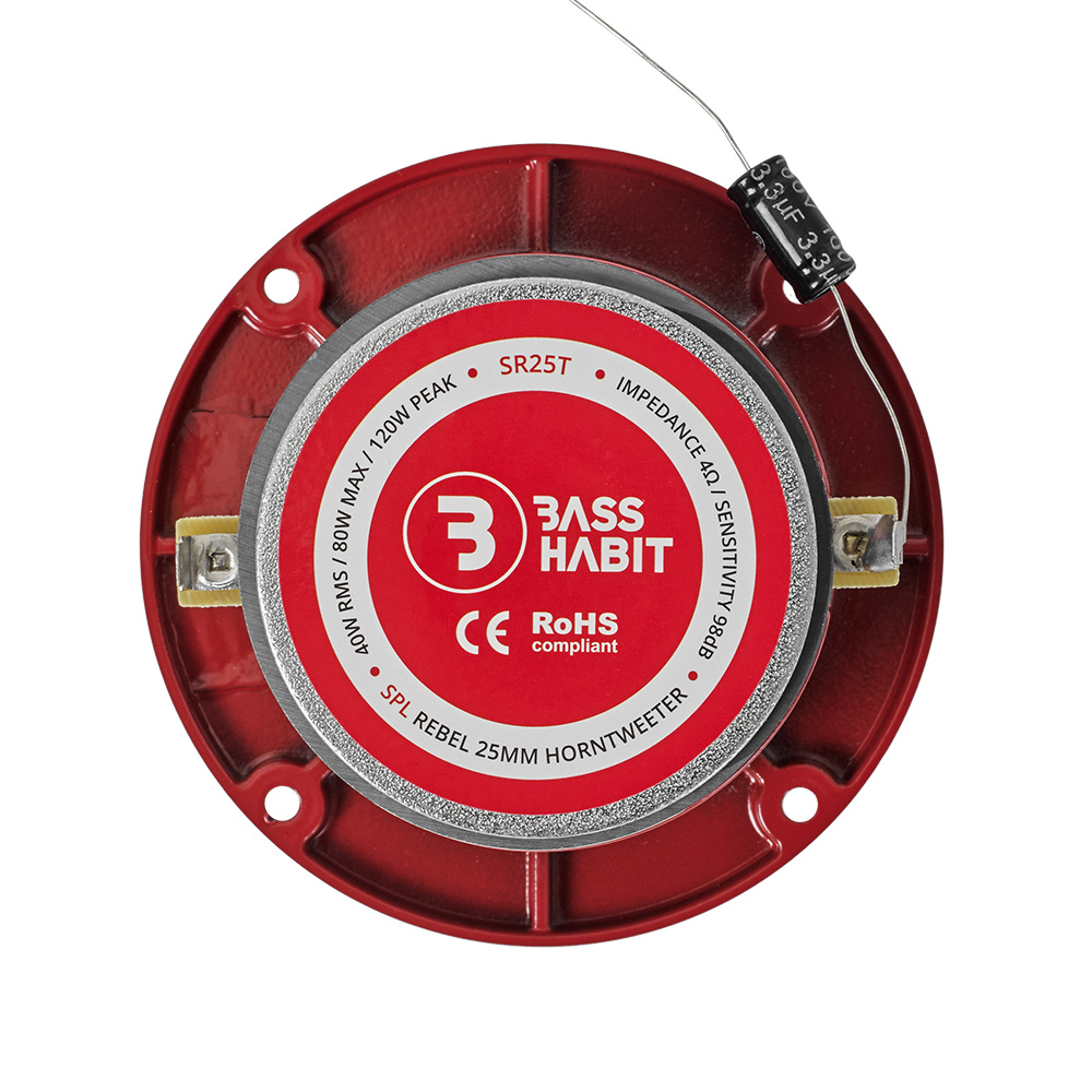 Bass Habit Rebel SR165M mit SR25T & RA800W, mittleres SPL-Paket