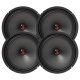 4er-Pack Bass Habit Rebel SR200M, 8-Zoll-Mitteltöner 4er-Pack Bass Habit Rebel SR200M, 8-Zoll-Mitteltöner