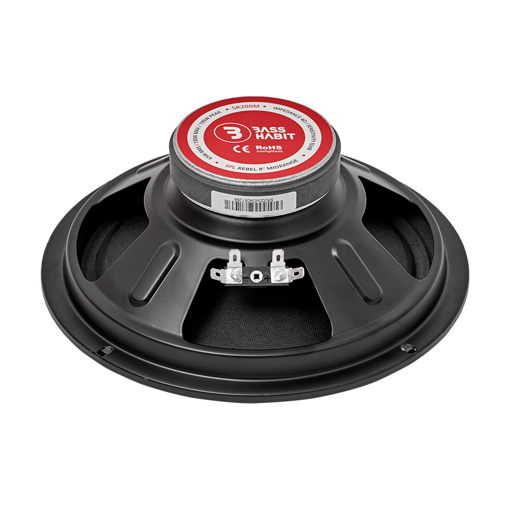 Bass Habit Rebel SR200M mit SR25T & RA800W, mittleres SPL-Paket