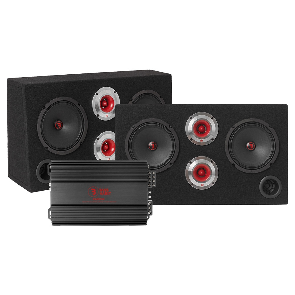 2er-Pack Bass Habit SRE62 mit RA800W