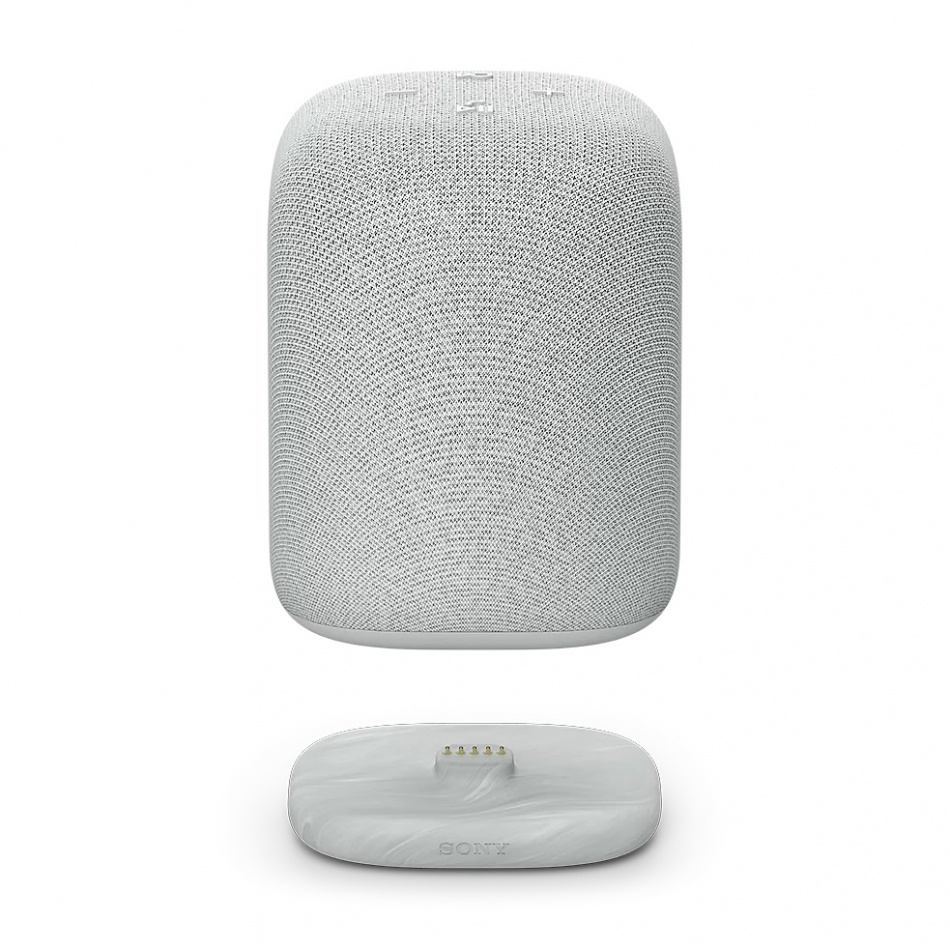 Sony LinkBuds Speaker kabelloser tragbarer Lautsprecher mit Bluetooth, hellgrau 2-PACK