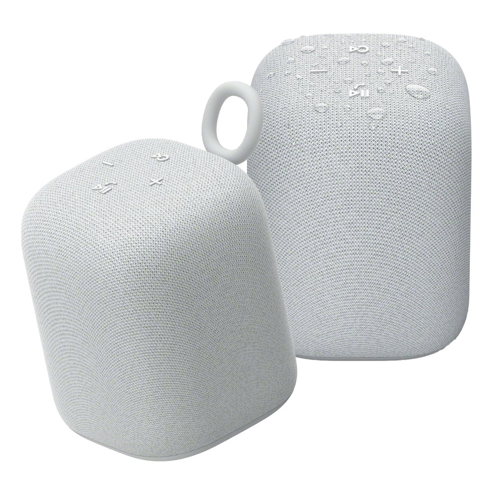 2er-Pack Sony LinkBuds Speaker kabelloser tragbarer Lautsprecher, hellgrau
