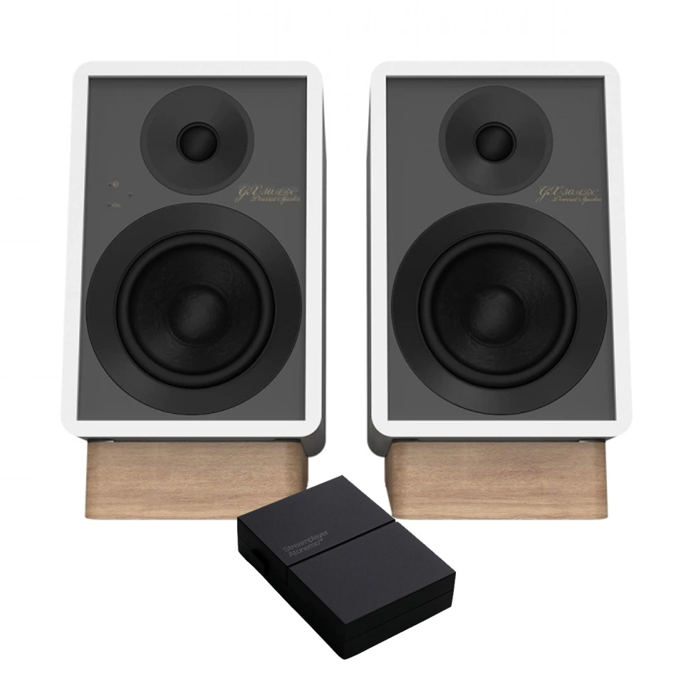 Onkyo GX-30ARC in Weiß mit Atonemo Streamplayer