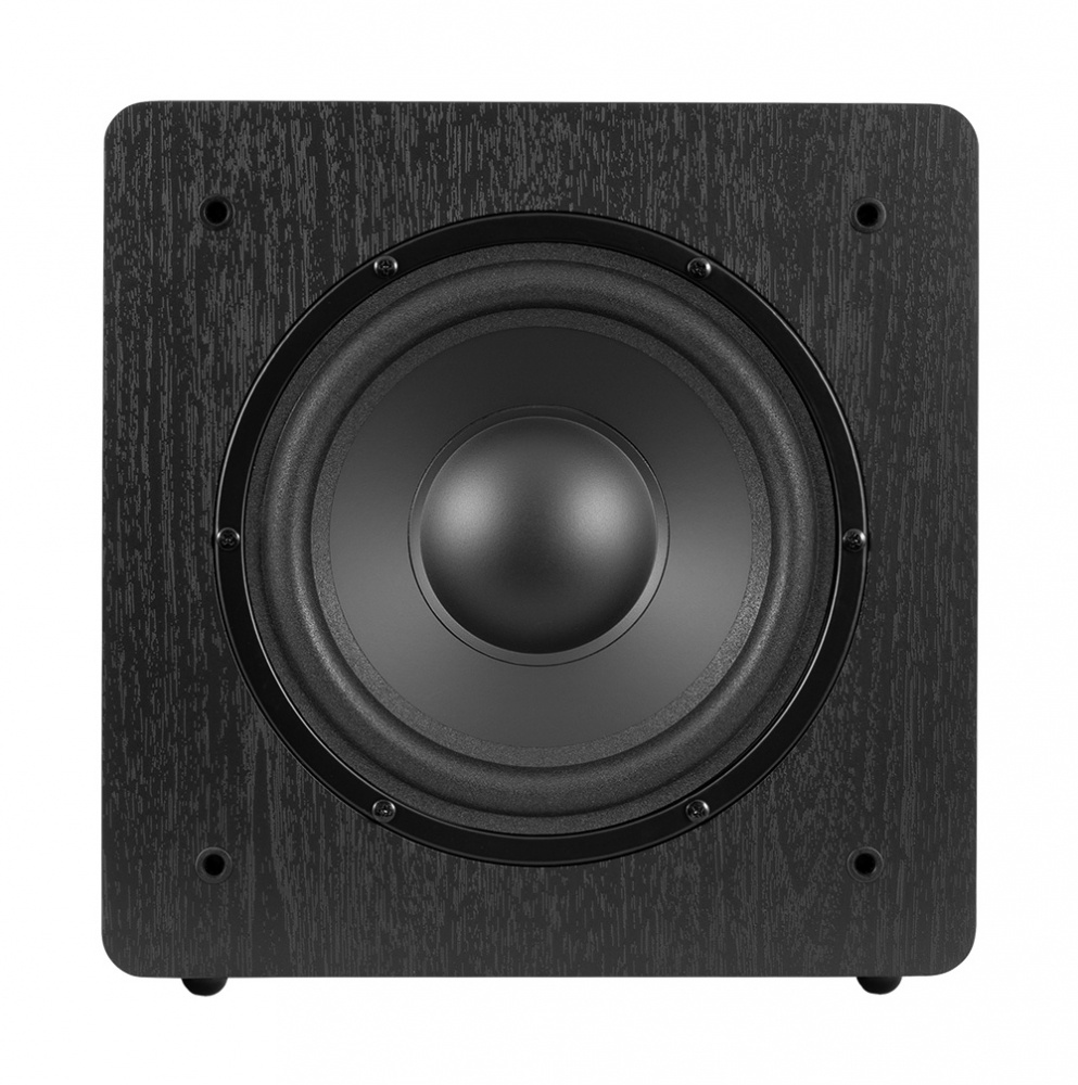 2er-Pack Dynavoice Challenger Sub 8 aktiver Subwoofer, schwarz