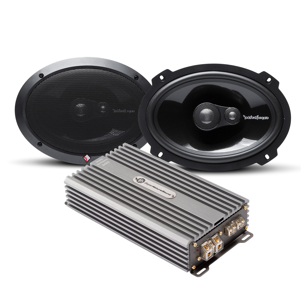 Rockford Fosgate Power 6x9 Zoll & DLS Reference CCi-2, Lautsprecherpaket