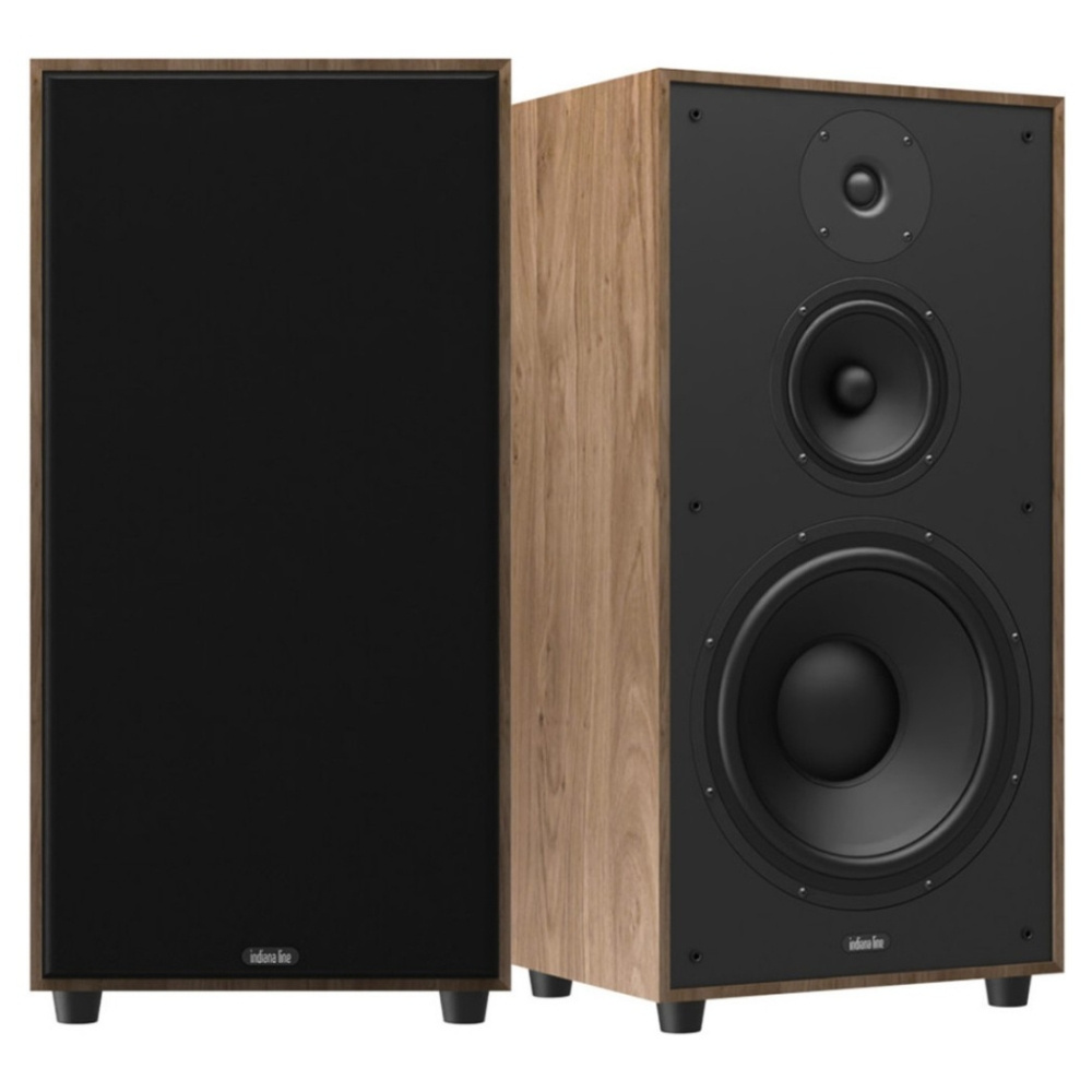 Yamaha A-S501 II mit Indiana Line Utah 5, 2.0 Stereo-Set in Walnuss