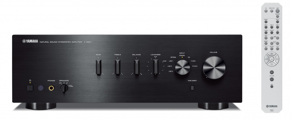 Yamaha A-S501 II mit Indiana Line Utah 5, 2.0 Stereo-Set in Walnuss
