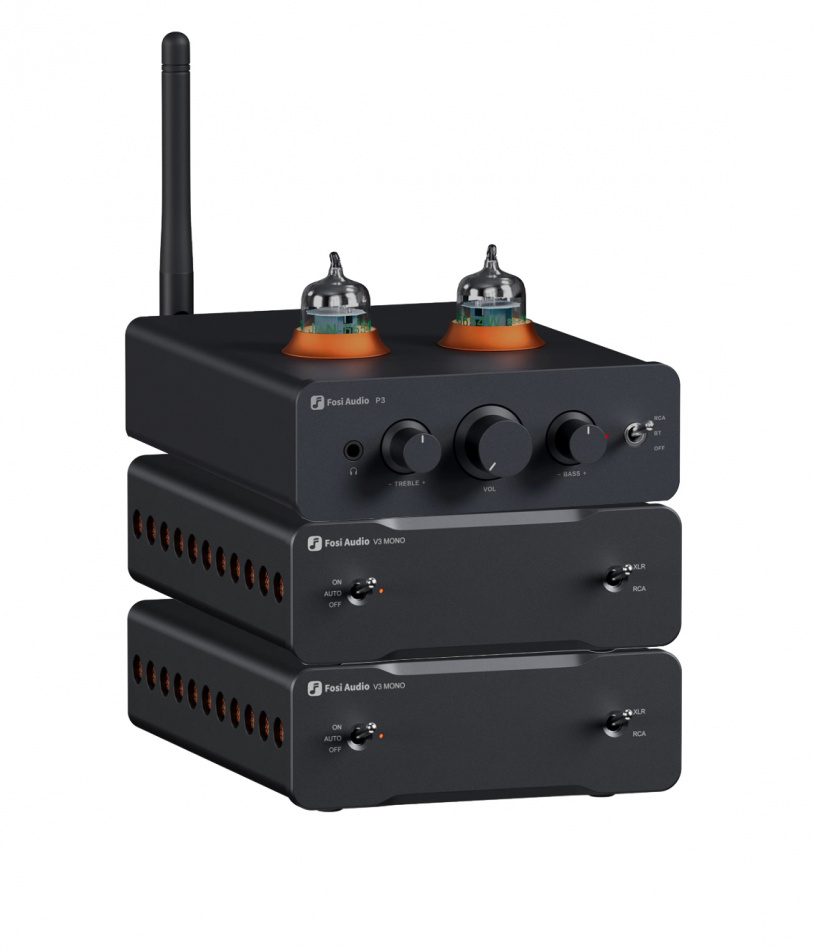 Fosi Audio P3 mit doppeltem V3 Mono, kompaktes HiFi-Stereo-Paket