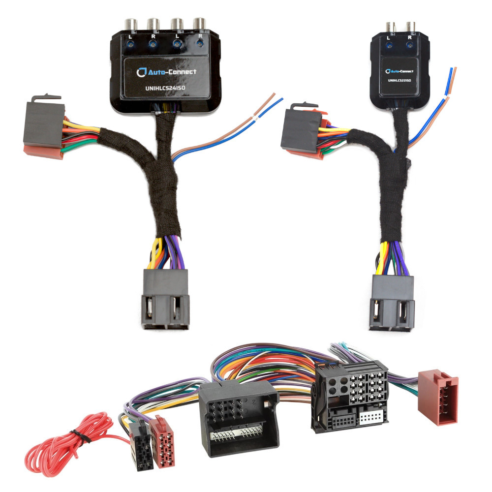 High-Level-auf-Cinch-Adapter für VAG 2000-2015 ohne originales Endstufensystem