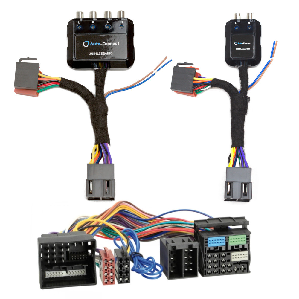High-Level-auf-Cinch-Adapter für VAG 2012> ohne originales Endstufensystem