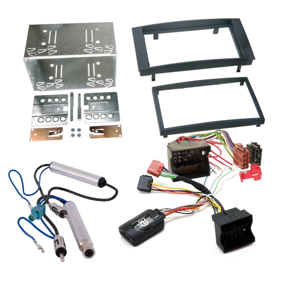 Einbausatz 2-DIN, VW Transporter T5 (23 cm breites Radio)