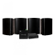 Dayton Audio WB40A & 2 Paar DLS MB5i, schwarz Dayton Audio WB40A & 2 Paar DLS MB5i, schwarz