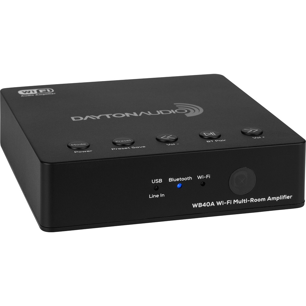 Dayton Audio WB40A & 2 Paar DLS MB5i, schwarz
