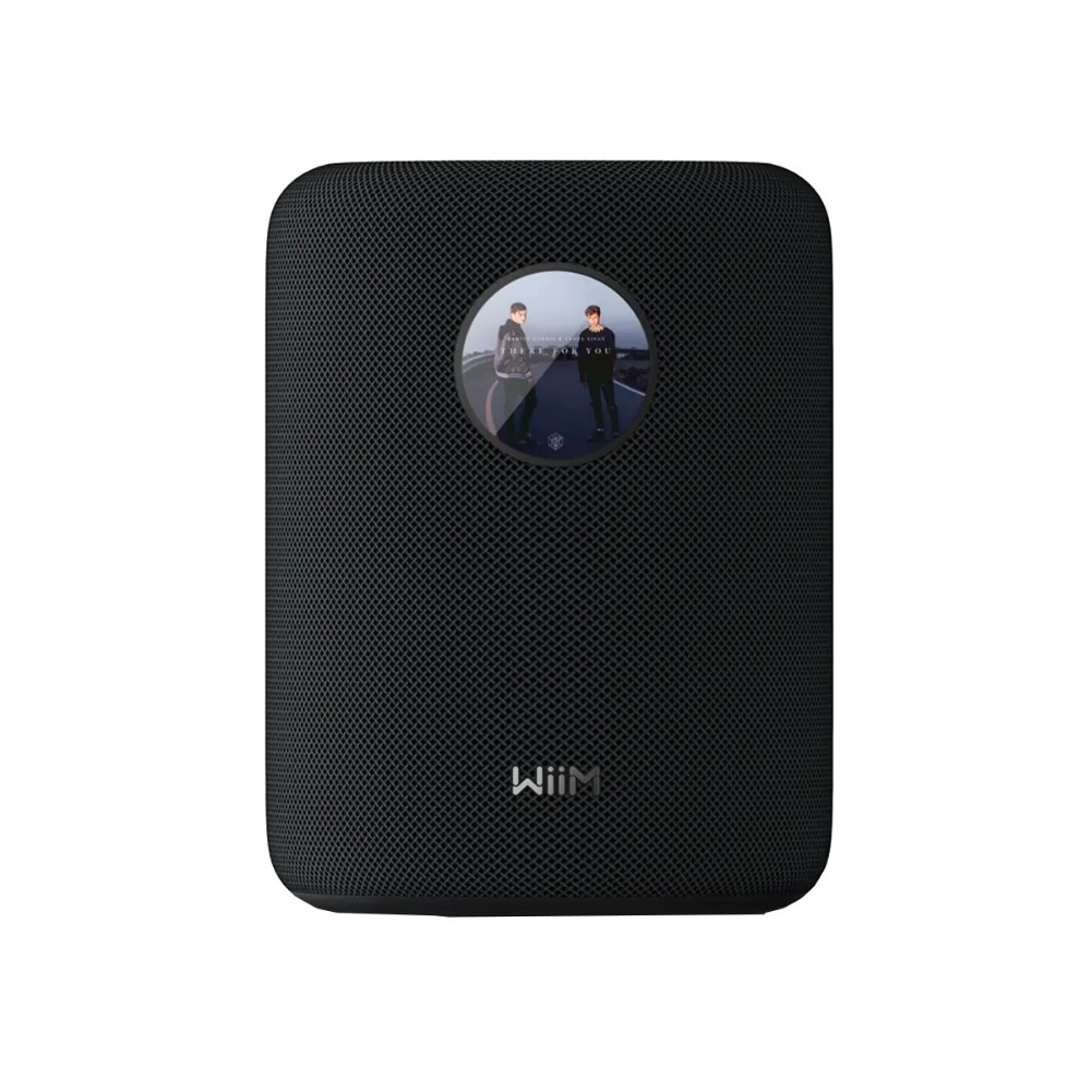 2er-Pack WiiM Sound smarte Lautsprecher mit Display, schwarz