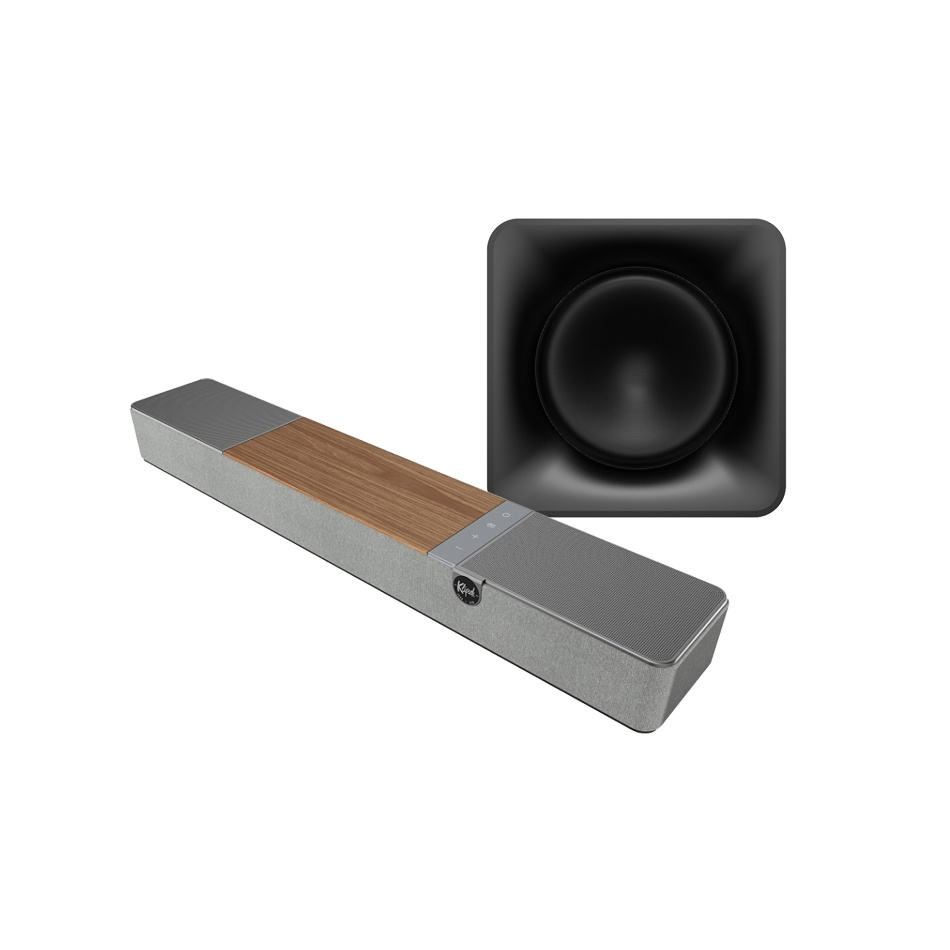 Klipsch Flexus Core 100 Soundbar mit Subwoofer, Walnuss