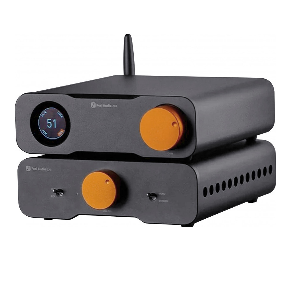 Fosi Audio ZD3 DAC mit ZA3, Stereo-Kombo